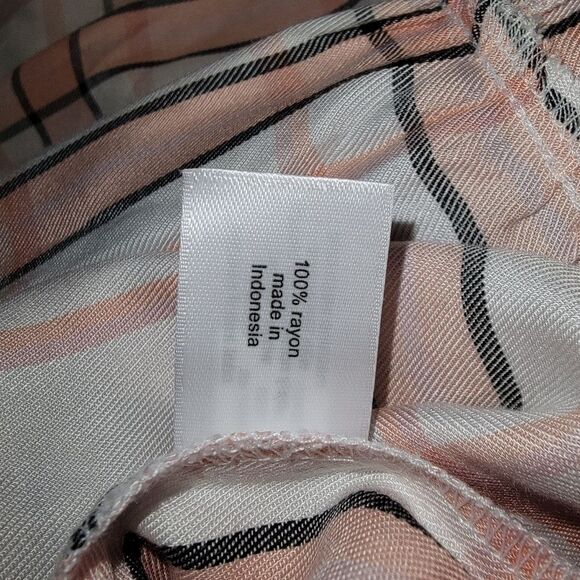 Lane Bryant peplum plaid blouse top size 22 - Picture 6 of 6